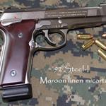 Steel-1
Maroon Linen Micarta